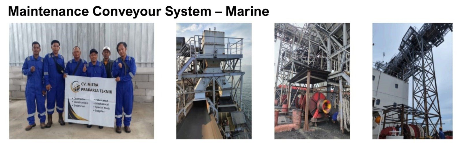 Pemeliharaan Conveyor System – Marine